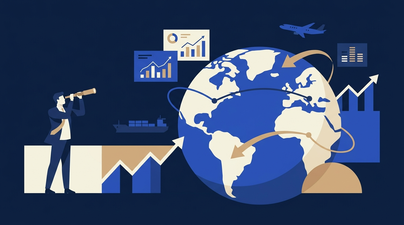 Forecast international market and business needs